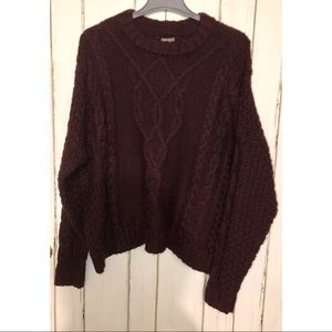 Aerie Crewneck Knit Sweater